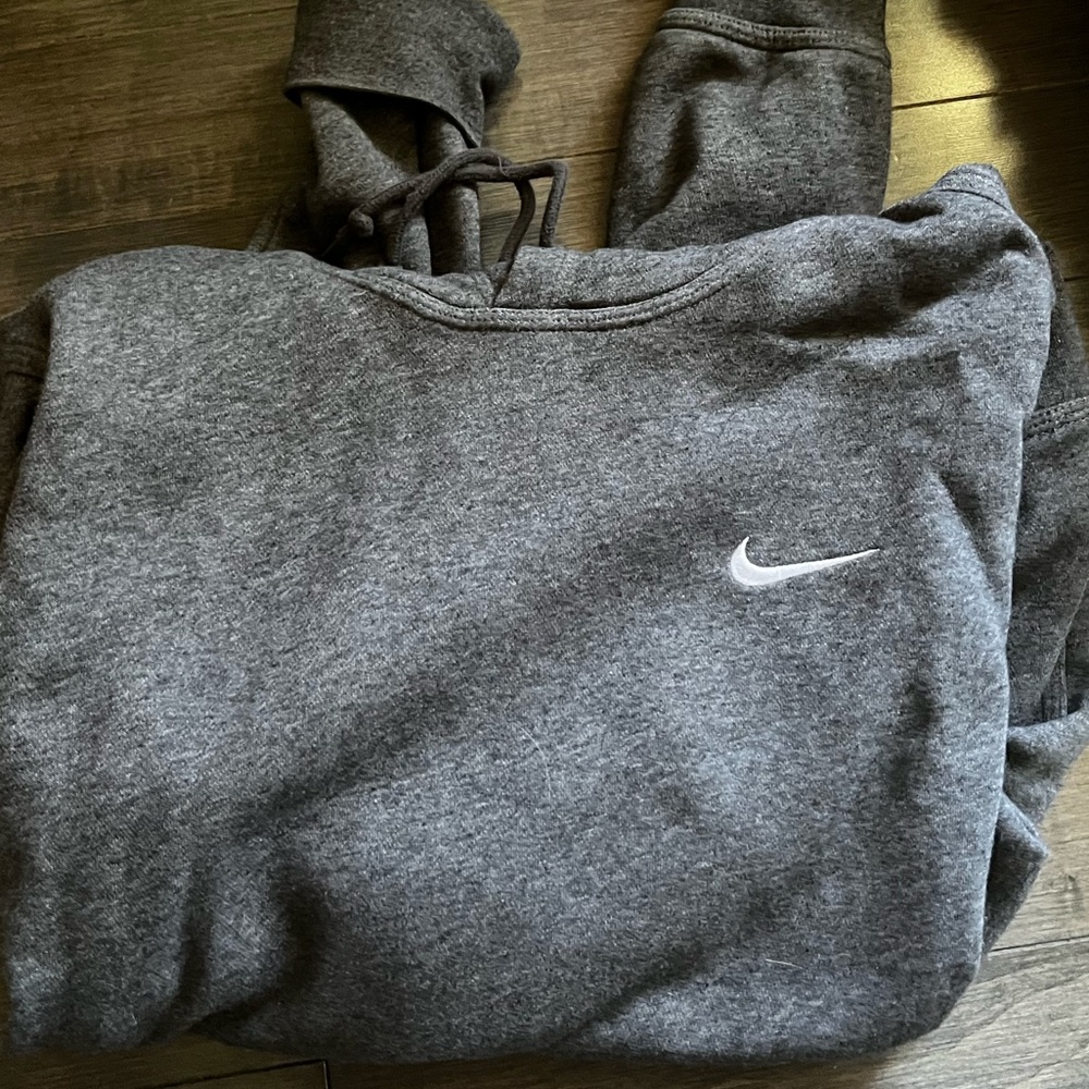 Dark gray Nike hoodie